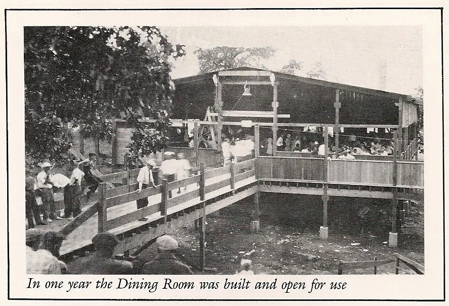 The Dining Room was built and open for use