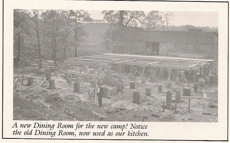 A new Dining Room for the new camp